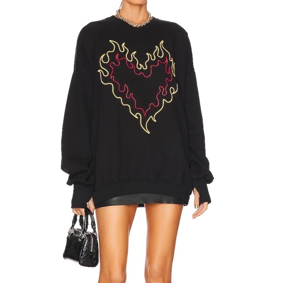 Revolve The Laundry Room Burn Heart Jumper - Picture 1 of 4